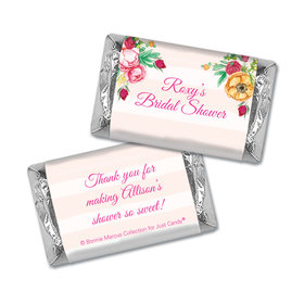 Personalized Bonnie Marcus Bridal Shower Fabulous Floral Mini Wrappers Only