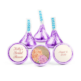 Personalized Bonnie Marcus Bridal Shower Blooming Joy Hershey's Kisses - pack of 50