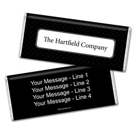 Personalized Business Promotional Criss Cross Chocolate Bar & Wrapper