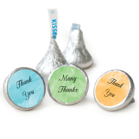 Custom Hershey's Kisses Candy - Elite Thank You Stickers Assembled Kisses