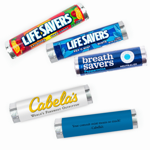 Personalized Business Add Your Logo Lifesavers Rolls (20 Rolls)