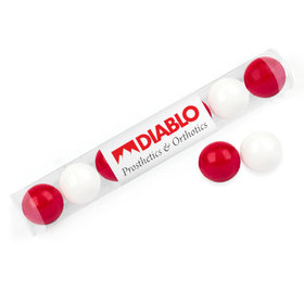 Personalized Valentine's Day Add Your Logo Gumball Tube