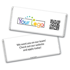 Business Promotional QR Code Personalized Chocolate Bar Your Logo