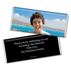 Personalized Bar Mitzvah Chocolate Bar & Wrapper