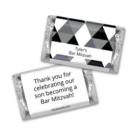 Bar Mitzvah Personalized Hershey's Miniatures Triangle Pattern