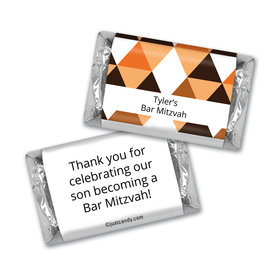 Bar Mitzvah Personalized Hershey's Miniatures Triangle Pattern