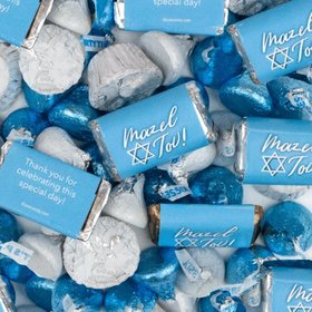 Bar Mitzvah Hershey's Miniatures, Kisses and Reese's Peanut Butter Cups