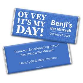 Personalized Oy Vey Bar Mitzvah! Chocolate Bar