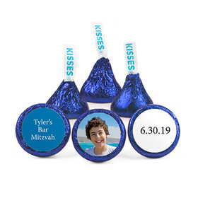 Personalized Bar Mitzvah Photo Hershey's Kisses
