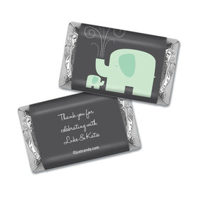 Baby Shower Personalized Hershey's Miniatures Wrappers Elephant