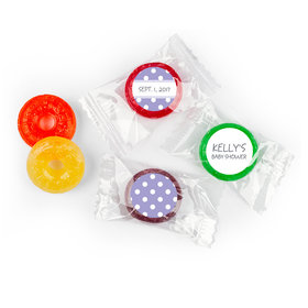 Baby Shower Personalized LifeSavers 5 Flavor Hard Candy Polka Dot (300 Pack)