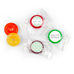 Baby Shower Personalized LifeSavers 5 Flavor Hard Candy Polka Dot (300 Pack)