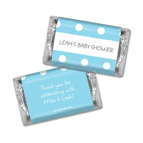Baby Shower Personalized Hershey's Miniatures Wrappers Polka Dot