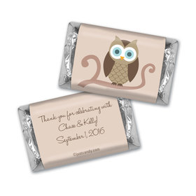 Baby Shower Personalized Hershey's Miniatures Whoo Owl