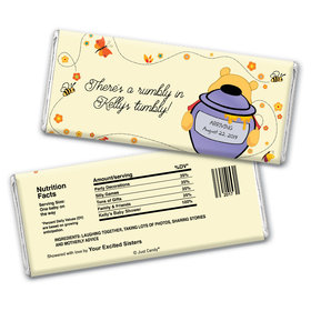 Baby Shower Personalized Chocolate Bar Wrappers Honey Pooh