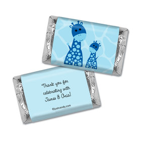 Baby Shower Personalized Hershey's Miniatures Wrappers Giraffe
