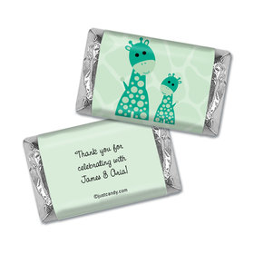 Baby Shower Personalized Hershey's Miniatures Wrappers Giraffe