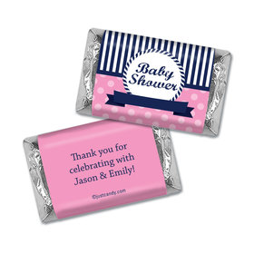 Baby Shower Personalized Hershey's Miniatures Wrappers Nautical Anchor