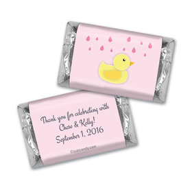 Baby Shower Personalized Hershey's Miniatures Duck Rain Shower