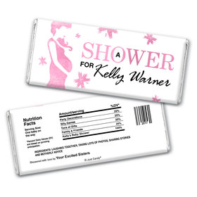 Baby Shower Personalized Chocolate Bar Wrappers Expecting