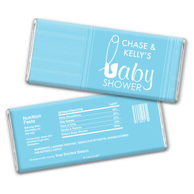 Baby Shower Personalized Chocolate Bar Baby Pin