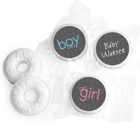 Baby Shower Personalized Life Savers Mints Gender Reveal Boy or Girl?
