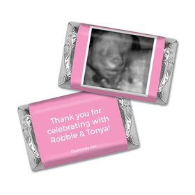 Baby Shower Personalized Hershey's Miniatures Wrappers Sonogram Photo