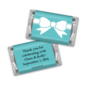 Baby Shower Personalized Hershey's Miniatures Tiffany Bow Theme