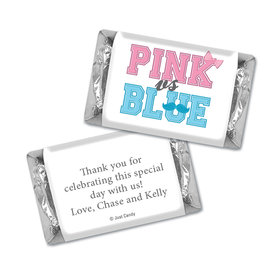 Gender Reveal Baby Shower Banners Personalized Hershey's Miniatures