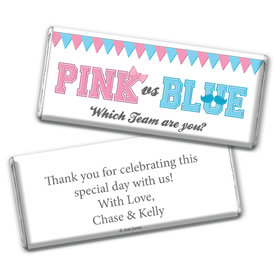 Gender Reveal Baby Shower Banners Personalized Chocolate Bar