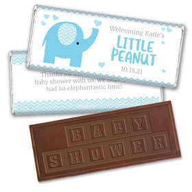 Baby Shower Personalized Embossed Chocolate Bar Little Peanut