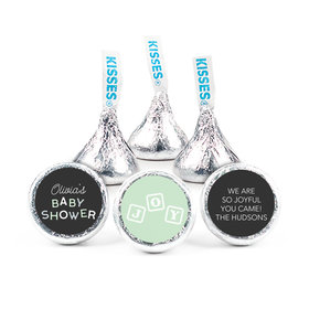 Personalized Baby Shower Tiny Joy 3/4" Stickers (108 Stickers)