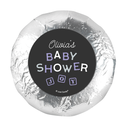 Personalized Tiny Joy Baby Shower 1.25" Stickers (48 Stickers)