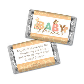 Baby Shower Personalized Hershey's Miniatures Wrappers Safari Snuggles