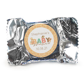 Personalized Safari Snuggles Baby Shower York Peppermint Patties