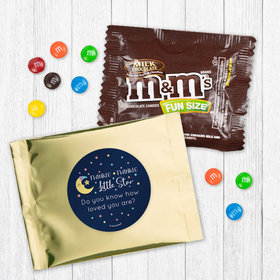 Personalized Baby Shower Little Star Milk Chocolate M&Ms