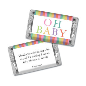 Baby Shower Personalized Hershey's Miniatures Happy Baby