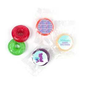 Baby Shower Personalized LifeSavers 5 Flavor Hard Candy Mermaid