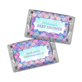 Baby Shower Personalized Hershey's Miniatures Wrappers Mermaid