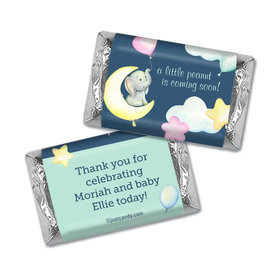 Personalized Elephant Moon Baby Shower Hershey's Miniatures
