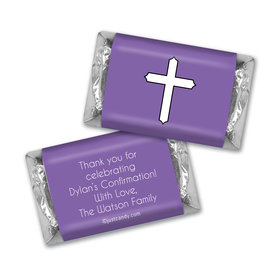 Confirmation Personalized Hershey's Miniatures Stained Glass Cross