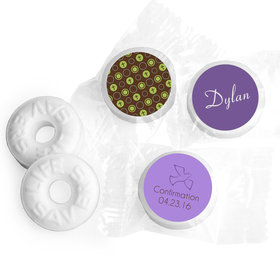 Confirmation Personalized Life Savers Mints Doves & Circle Crosses