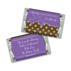 Confirmation Personalized Hershey's Miniatures Doves & Circle Crosses