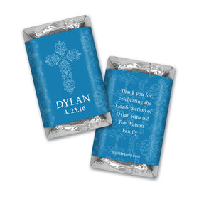Confirmation Personalized Hershey's Miniatures Elegant Cross
