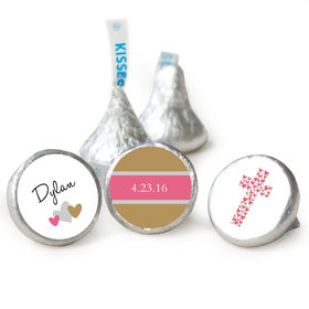 Confirmation Personalized Hershey's Kisses Hearts Cross Assembled Kisses