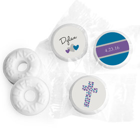 Confirmation Personalized Life Savers Mints Hearts Cross