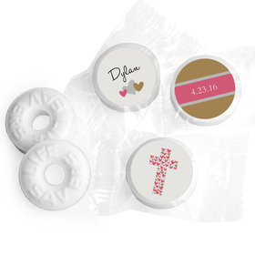 Confirmation Personalized Life Savers Mints Hearts Cross