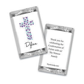 Confirmation Personalized Hershey's Miniatures Hearts Cross