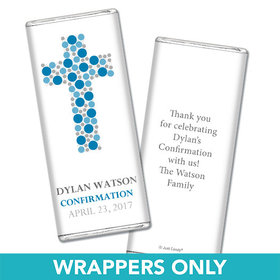 Confirmation Personalized Chocolate Bar Wrappers