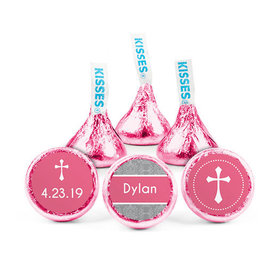 Personalized Girl Confirmation Classic Cross Hershey's Kisses
